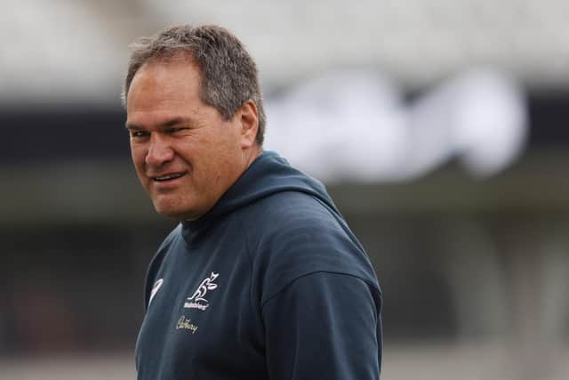 Australia head coach Dave Rennie. (Photo by MICHAEL BRADLEY/AFP via Getty Images)