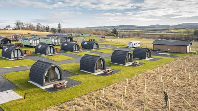 Glamping is one of the big favourites at Coldstream