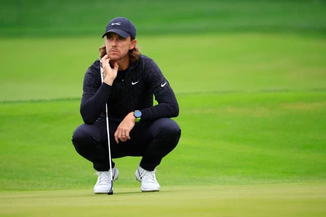 Tommy Fleetwood during the first round of The Players Championship at TPC Sawgrass in Ponte Vedra Beach, Florida. Picture: Mike Ehrmann/Getty Images.
