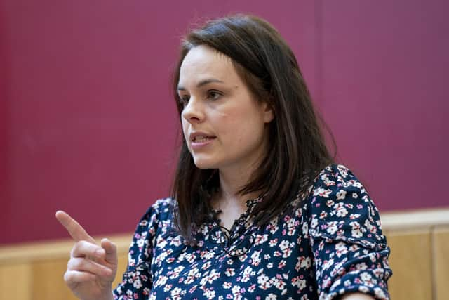 SNP leadership candidate Kate Forbes. Picture: Jane Barlow/PA Wire