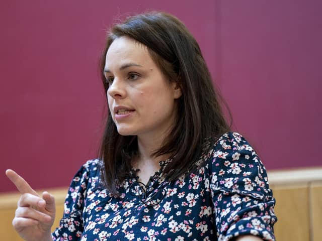 SNP leadership candidate Kate Forbes. Picture: Jane Barlow/PA Wire