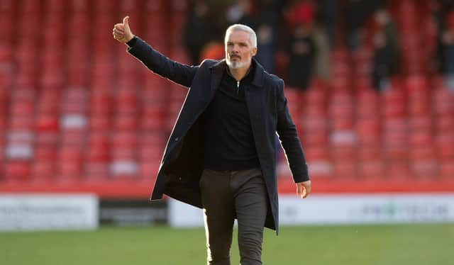 Aberdeen manager Jim Goodwin is eyeing a Premier Sports Cup semi-final.