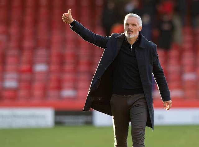 Aberdeen manager Jim Goodwin is eyeing a Premier Sports Cup semi-final.