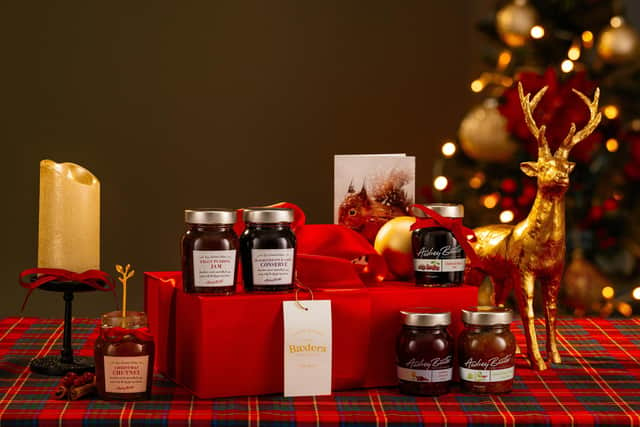 Christmas hampers from Scotland’s heritage food brand Baxters of Scotland. Picture – Carlo Paloni