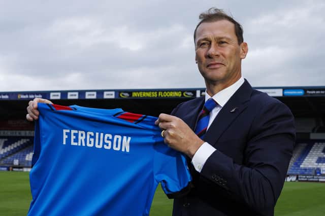 Duncan Ferguson  is unveiled as the new manager of Inverness Caledonian Thistle.