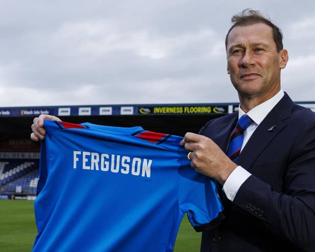 Duncan Ferguson  is unveiled as the new manager of Inverness Caledonian Thistle.