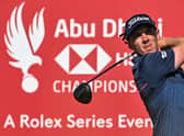 Grant Forrest in action during the final round of the Abu Dhabi HSBC Championship at Yas Links. Picture: Ryan Lim/AFP via Getty Images.