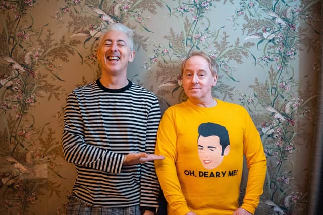 Alan Cumming and Forbes Masson. Picture: Tommy Ga-Ken Wan