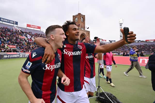 Ferguson has struck up a fine partnership with Joshua Zirkzee at Bologna.