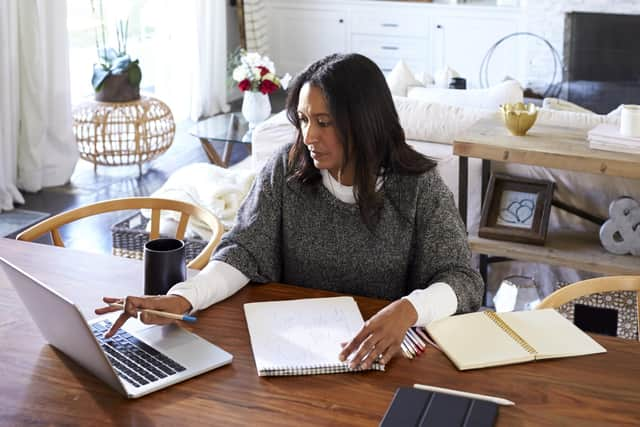 Line managers should ensure they frequently check in with remote working staff, says Thomas (file pic). Picture: Getty Images/iStockphoto.