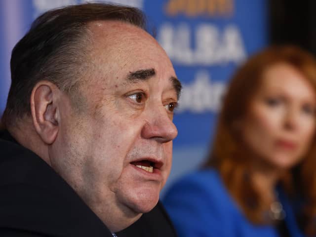 Alba Party leader Alex Salmond could hold the key to Humza Yousaf's political future (Photo by Jeff J Mitchell/Getty Images)