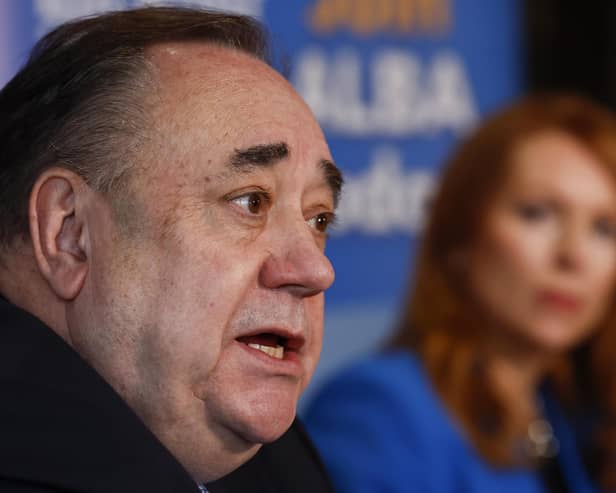 Alba Party leader Alex Salmond could hold the key to Humza Yousaf's political future (Photo by Jeff J Mitchell/Getty Images)