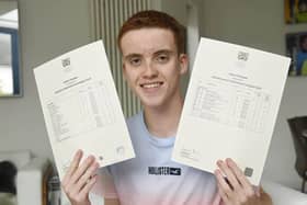 Callum Glasgow struggled with reading and writing but excelled in his exams where he studied Maths, Accounting, Computing, Geography and Physics.