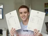Callum Glasgow struggled with reading and writing but excelled in his exams where he studied Maths, Accounting, Computing, Geography and Physics.