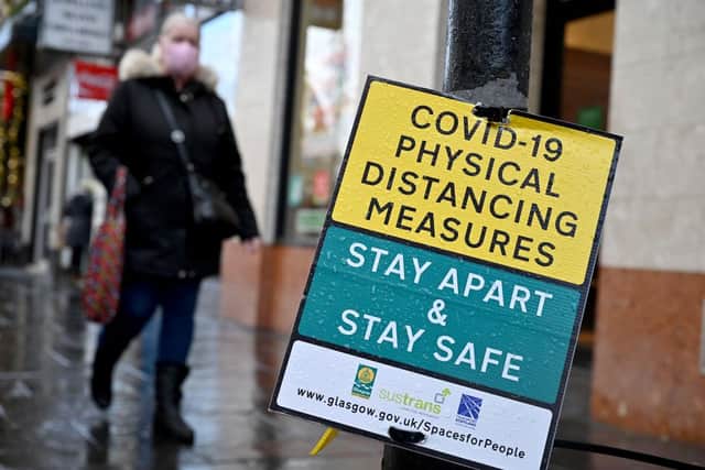 Millions of Scots will face different coronavirus restrictions today, when several local authorities will be placed in higher and lower levels of Scotland’s regional lockdown system. 
 (Photo by Jeff J Mitchell/Getty Images)