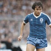 Michael Robinson in action for Brighton during the 1983 FA Cup final replay against Manchester United at Wembley.