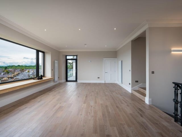Open plan living area.