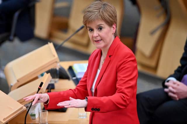 Scotland’s First Minister has said she remains concerned over constraints on testing capacity but hopes to see improvement in the coming days after a call with UK Health Secretary. (Photo by Jeff J Mitchell/Getty Images)