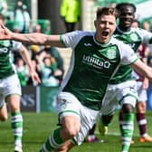 Kevin Nisbet's volley midway through the second half gave Hibs a 1-0 victory over Hearts at Easter Road.