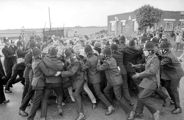 The miners' strike in the 1980s saw violence and widespread social unrest (Picture: PA)