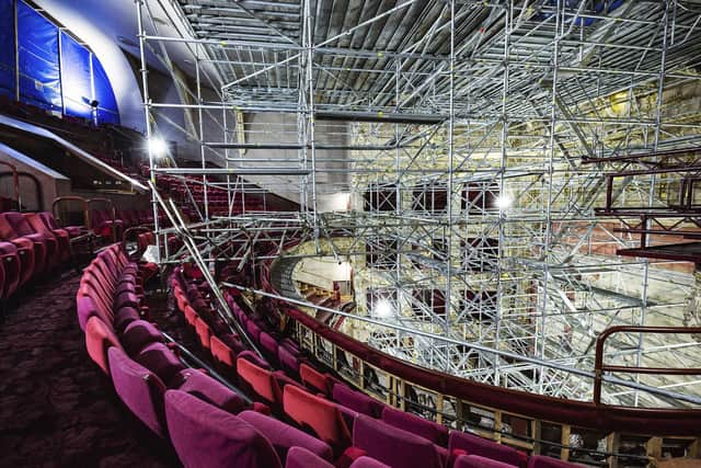 Work is ongoing on a £35 million revamp of the King's Theatre in Edinburgh. Picture: Anneleen Lindsay