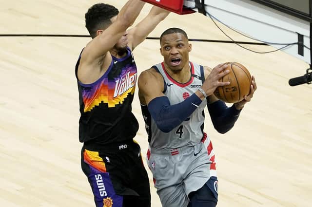 Washington Wizards guard Russell Westbrook has had a fine season. Picture: Matt York/AP