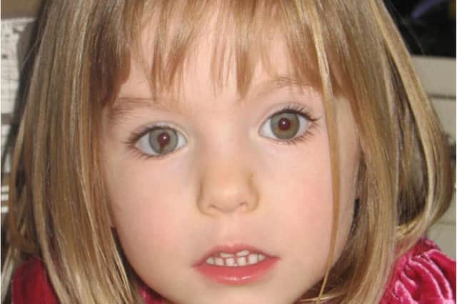 Madeleine went missing while on holiday with her family in 2007