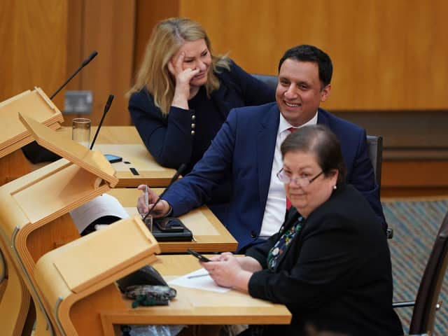 Scottish Labour leader Anas Sarwar in the main chamber during First Minster's Questions. Picture: Andrew Milligan/PA Wire