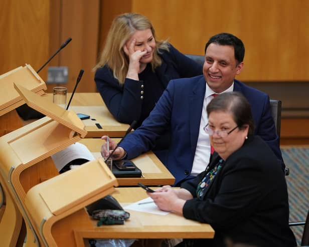 Scottish Labour leader Anas Sarwar in the main chamber during First Minster's Questions. Picture: Andrew Milligan/PA Wire