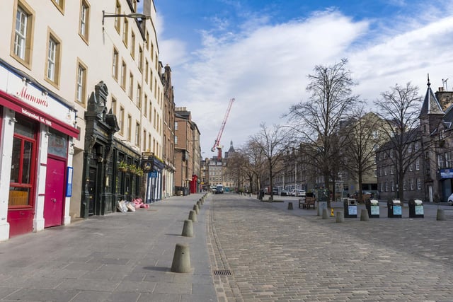 The Grassmarket is usually popular with tourists. (Photo by Mark Scates / SNS Group)