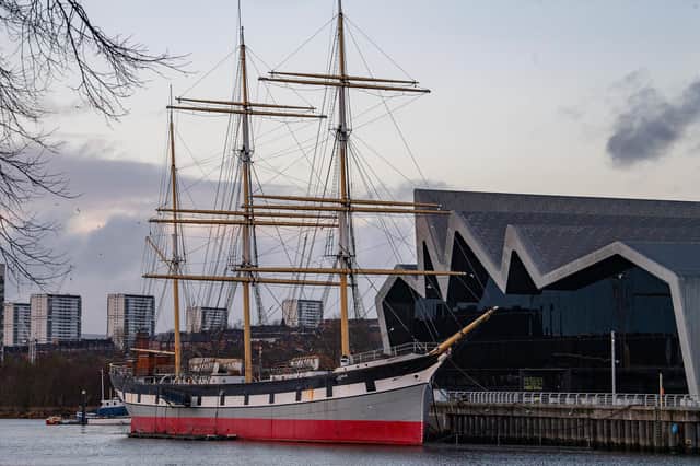 The Tall Ship Glenlee is Scotland's second most visited historic ship. Picture: John Devlin