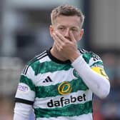 Celtic's Callum McGregor insists the experiences of overcoming their faltering start two years must be drawn upon to ensure the mini-crisis caused by their League Cup exit does not give way to a full blown one. (Photo by Alan Harvey / SNS Group)