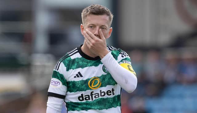 Celtic's Callum McGregor insists the experiences of overcoming their faltering start two years must be drawn upon to ensure the mini-crisis caused by their League Cup exit does not give way to a full blown one. (Photo by Alan Harvey / SNS Group)
