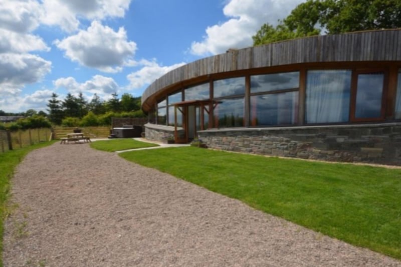 The one-of-a-kind design makes for a unique staycation property.