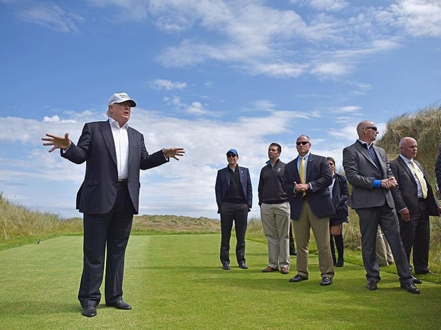 “I’ve always liked my ties to Scotland. We looked at 150 different sites all over Europe for this project but my first choice was always Scotland if it could work out and, fortunately, it did. I have a lot of tremendous courses and I always like to be actively involved in them. I only do truly great courses. I’m not interested in having mediocre ones, even if they make money. That’s not what I’m about. And my Scottish course? I truly believe it will probably blow everything away. We have a very, very special place. Even the contractors who are doing it, and who have done many of the great courses, including Open courses, said they have never ever seen a piece of land like it.”