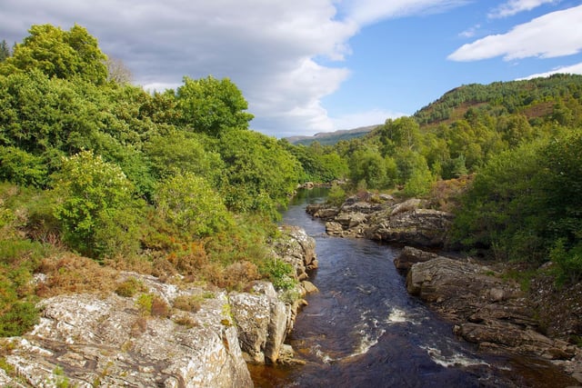Contin Forest, near Strathpeffer, is home to acres of birch, pine and spruce woodland with amazing views over Strathconon. Take a break at Rogie Falls, where you can see leaping migrating salmon battle the cascading water.