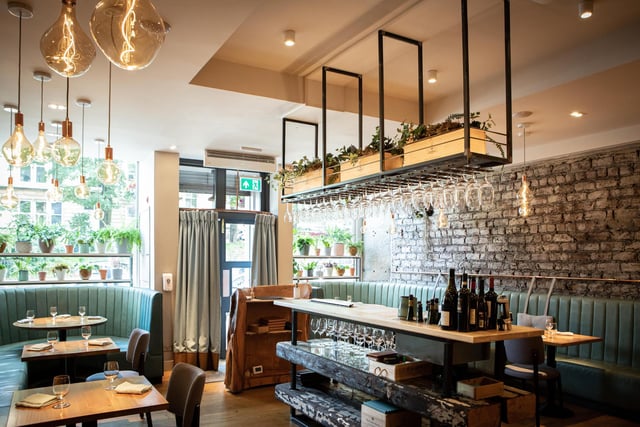 In at 33, is Glasgow’s first Michelin Star restaurant in years. Former Restaurant Andrew Fairlie chef, Lorna McNee is at the helm of this stylish west end restaurant. SquareMeal says ‘Cail Bruich is a special occasion spot worth saving up for.’