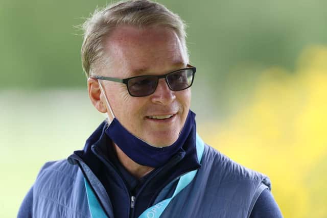 European Tour chief executive Keith Pelley during the Hero Open at Marriott Forest of Arden last August. Pictured: Richard Heathcote/Getty Images.