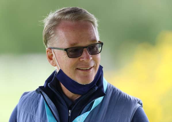 European Tour chief executive Keith Pelley during the Hero Open at Marriott Forest of Arden last August. Pictured: Richard Heathcote/Getty Images.