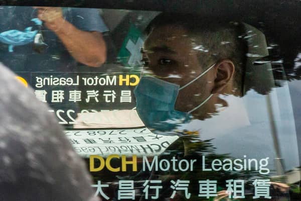 Tong Ying-kit is facing life in prison after being convicted of inciting secession and terrorism (Picture: Isaac Lawrence/AFP via Getty Images)
