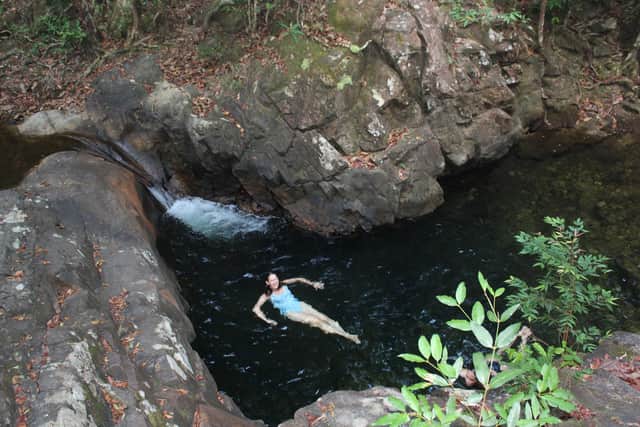 Enjoying the Mandi Embun experience. Pic: Josie Clarke/PA.
NOTE TO EDITORS: This picture must only be used to accompany PA Feature TRAVEL Malaysia.