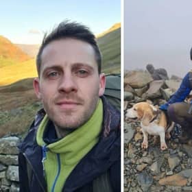 Kyle Sambrook, 33, is missing after travelling by car to Glencoe  to climb the Buachaille Etive Mòr munro with his Beagle dog.