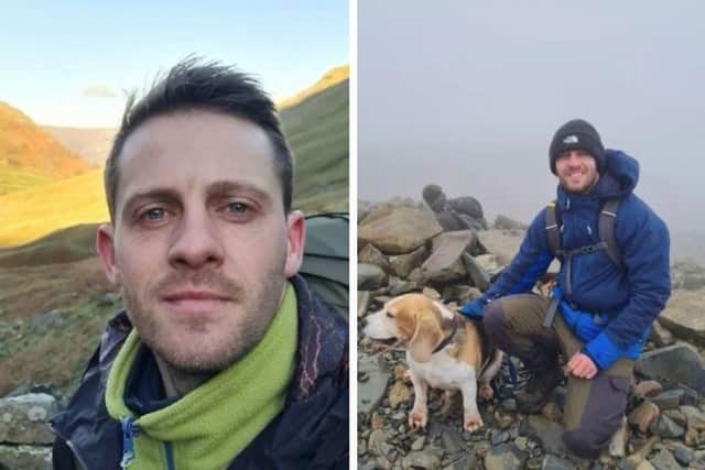 Kyle Sambrook, 33, is missing after travelling by car to Glencoe to climb the Buachaille Etive Mòr munro with his Beagle dog.