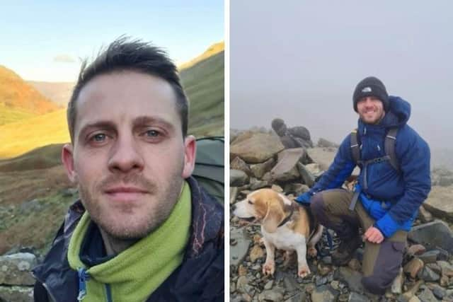 Kyle Sambrook, 33, is missing after travelling by car to Glencoe  to climb the Buachaille Etive Mòr munro with his Beagle dog.