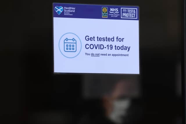 Scotland's test and protect system is under strain due to high case numbers.