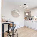 Kitchen and dining area at The Wireworks, Musselburgh