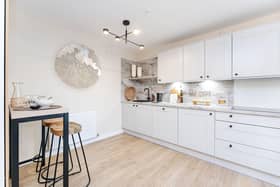 Kitchen and dining area at The Wireworks, Musselburgh