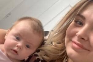 Marnie Buckham with baby Evie