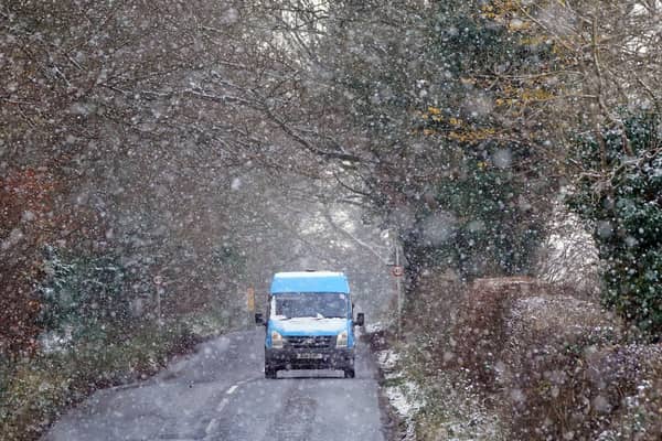 Road users are being warned of icy conditions as the Met Office issued snow and ice yellow alerts for large areas of Scotland, England and Northern Ireland amid plummeting temperatures. Picture: Owen Humphreys /PA Wire