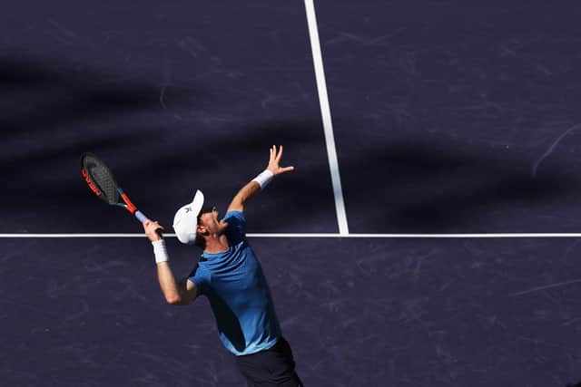 Andy Murray defeated Carlos Alcaraz in Indian Wells.